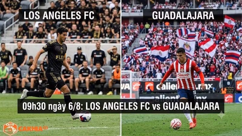 Nhận định trận đấu 09h30 ngày 6/8: Los Angeles FC vs Guadalajara